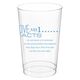 Just the Love Facts Clear Plastic Cups Image 2 of 4